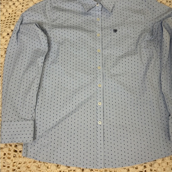 Ariat Men's Major Stretch White Modern Fit Button Down Shirt Size XL. - Picture 4 of 8